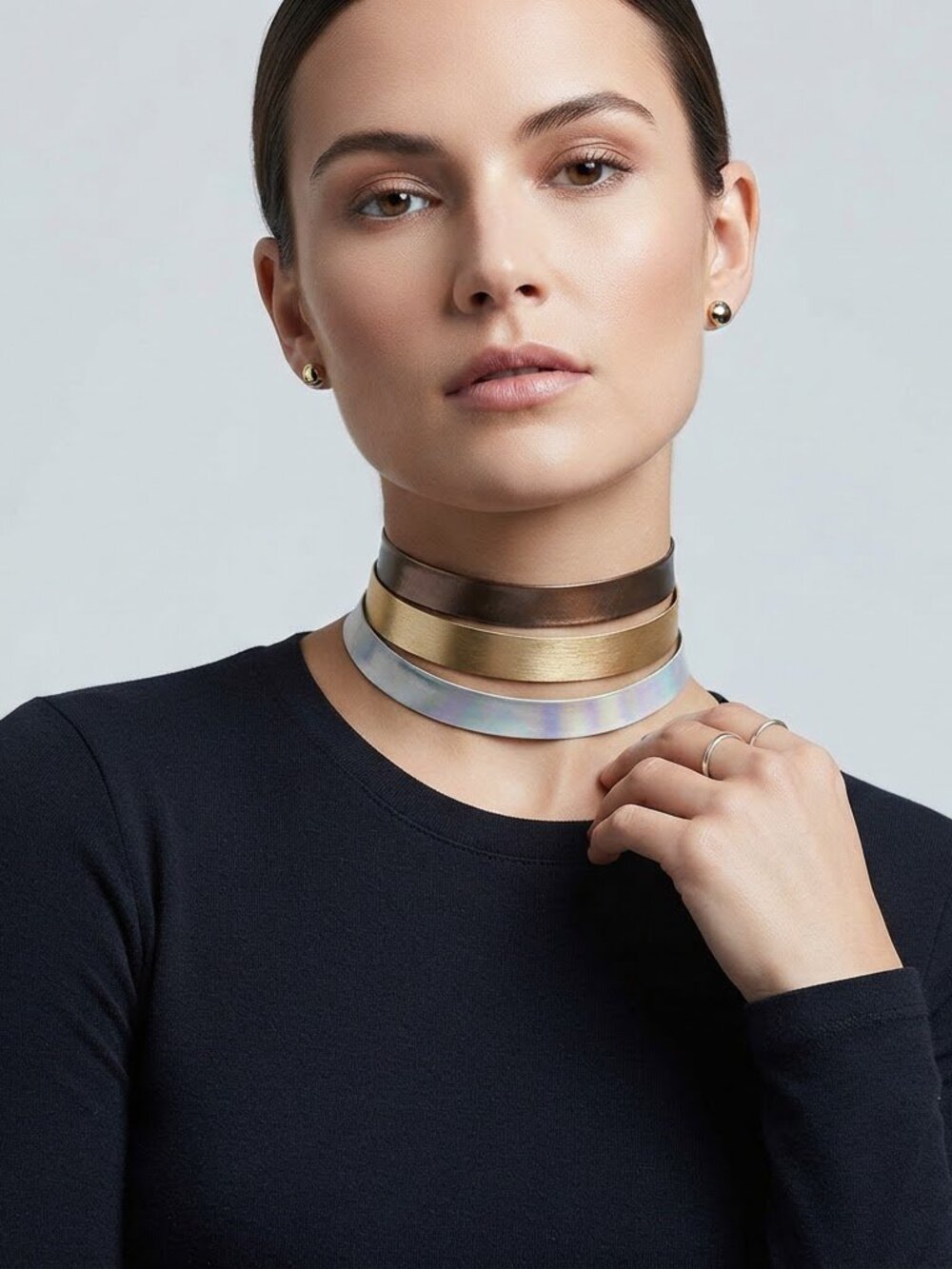 Fashion‎ Jewelry Set - Brown, Gold, Silver